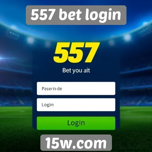 Como acessar a área de login do site 557 bet